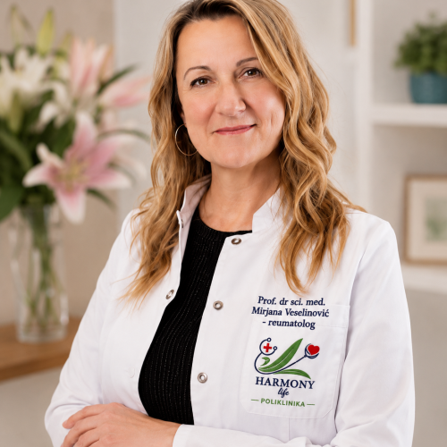 Prof. dr sci. med. Mirjana Veselinović - reumatolog